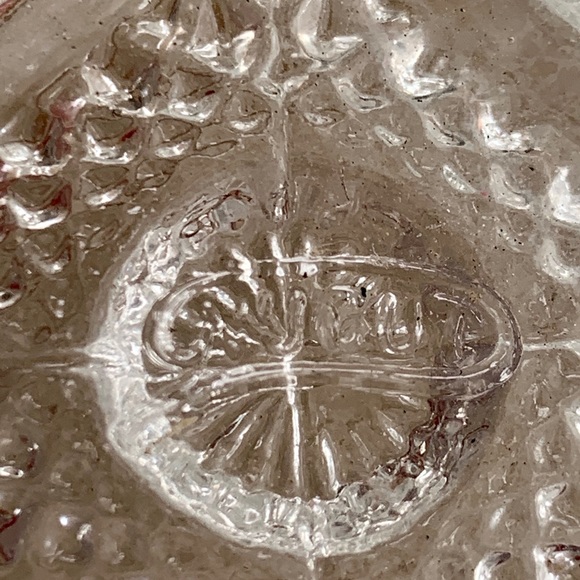 Antique American Brilliant Glass Art Deco Sawtooth Candy Dish - Picture 5 of 5